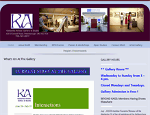 Tablet Screenshot of kawarthaartists.org